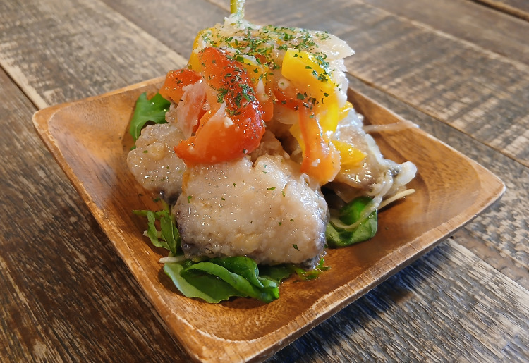 白身魚のエスカベッシュ